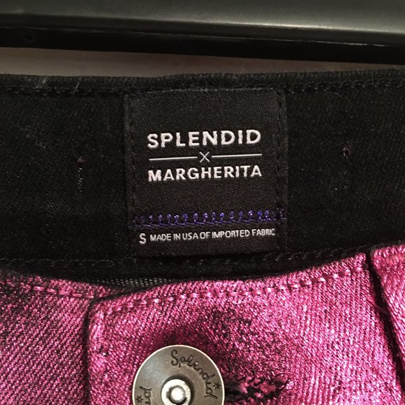 Splendid X Margherita Missoni Metallic Pants BNWT - Picture 7 of 8